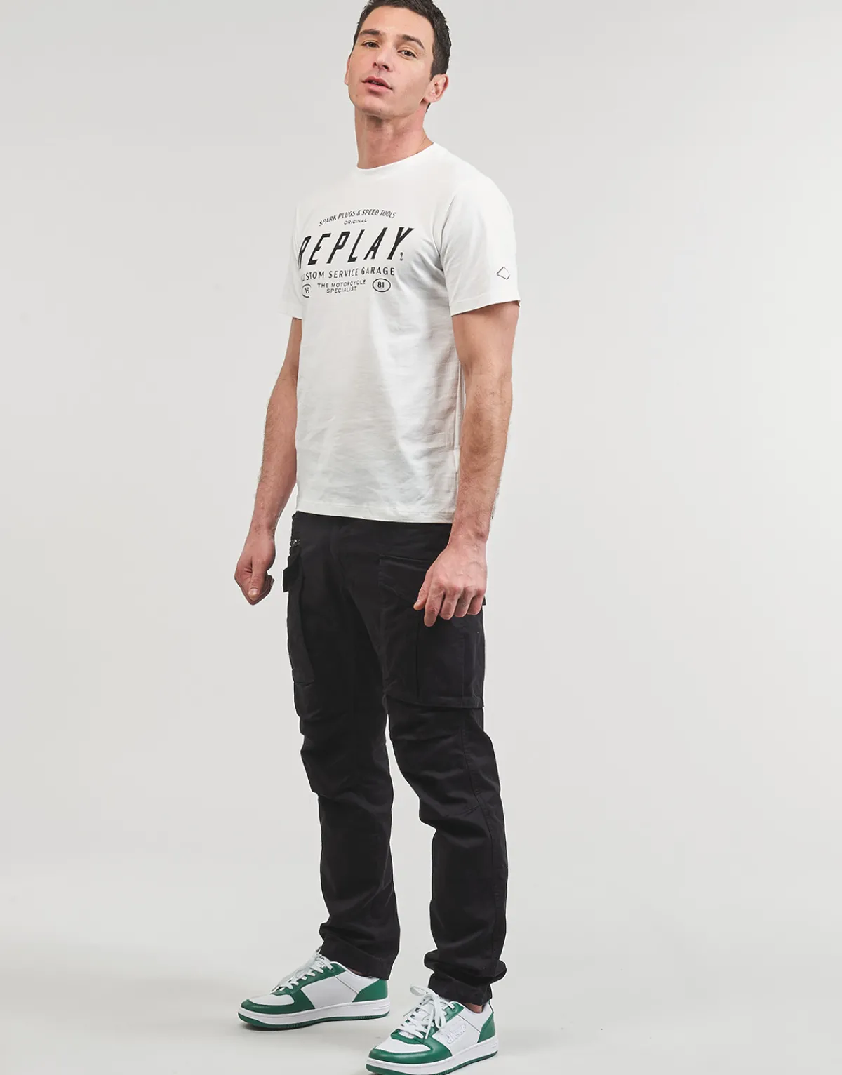 Pantalons^Replay - M9873A-000-84387 Noir