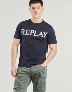 T-shirts & Polos^Replay - T SHIRT Marine