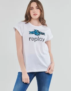 T-shirts & Polos^Replay - W3525A Blanc