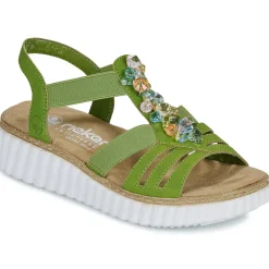 Sandales Et Nu-pieds^Rieker - Vert