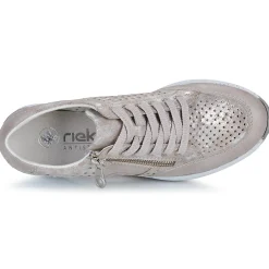 Baskets Mode^Rieker - Argenté