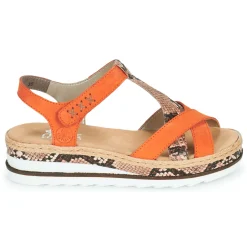 Sandales Et Nu-pieds^Rieker - BOA Orange