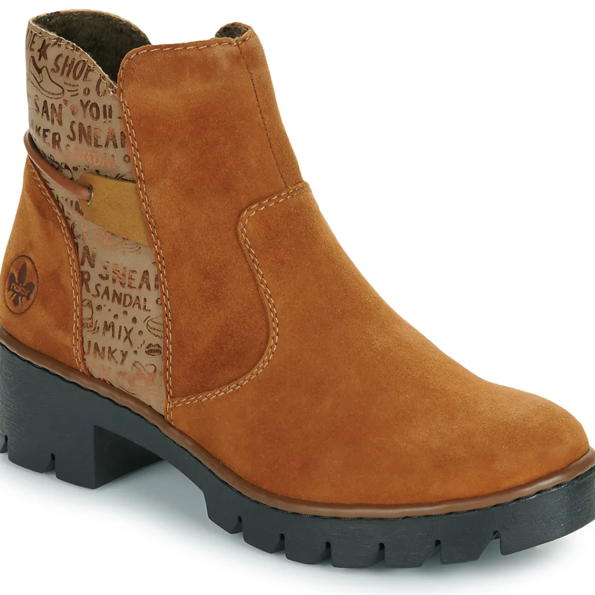 Bottines / Boots^Rieker - FENSINA Marron