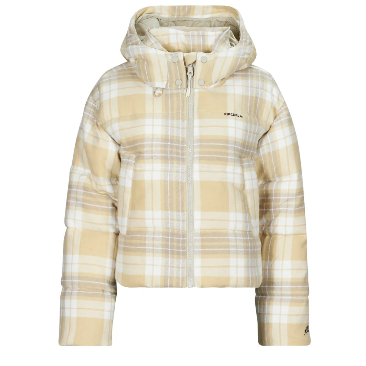 Manteaux^Rip Curl - ANTI-SERIES SURF CHECK PUFFER Beige