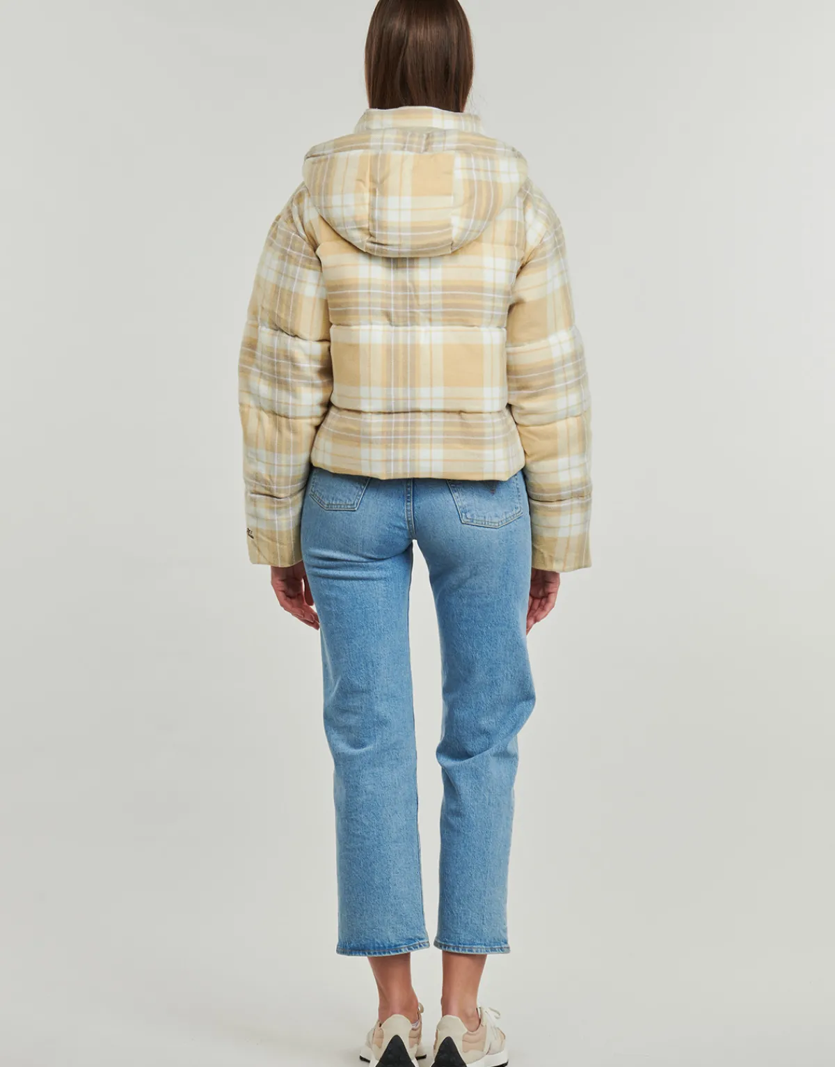 Manteaux^Rip Curl - ANTI-SERIES SURF CHECK PUFFER Beige