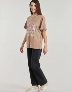 T-shirts & Polos^Roxy - HANGLOOSE POSTER Kaki