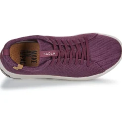 Baskets Mode^Saola - CANNON KNIT 2.0 WOOL Bordeaux