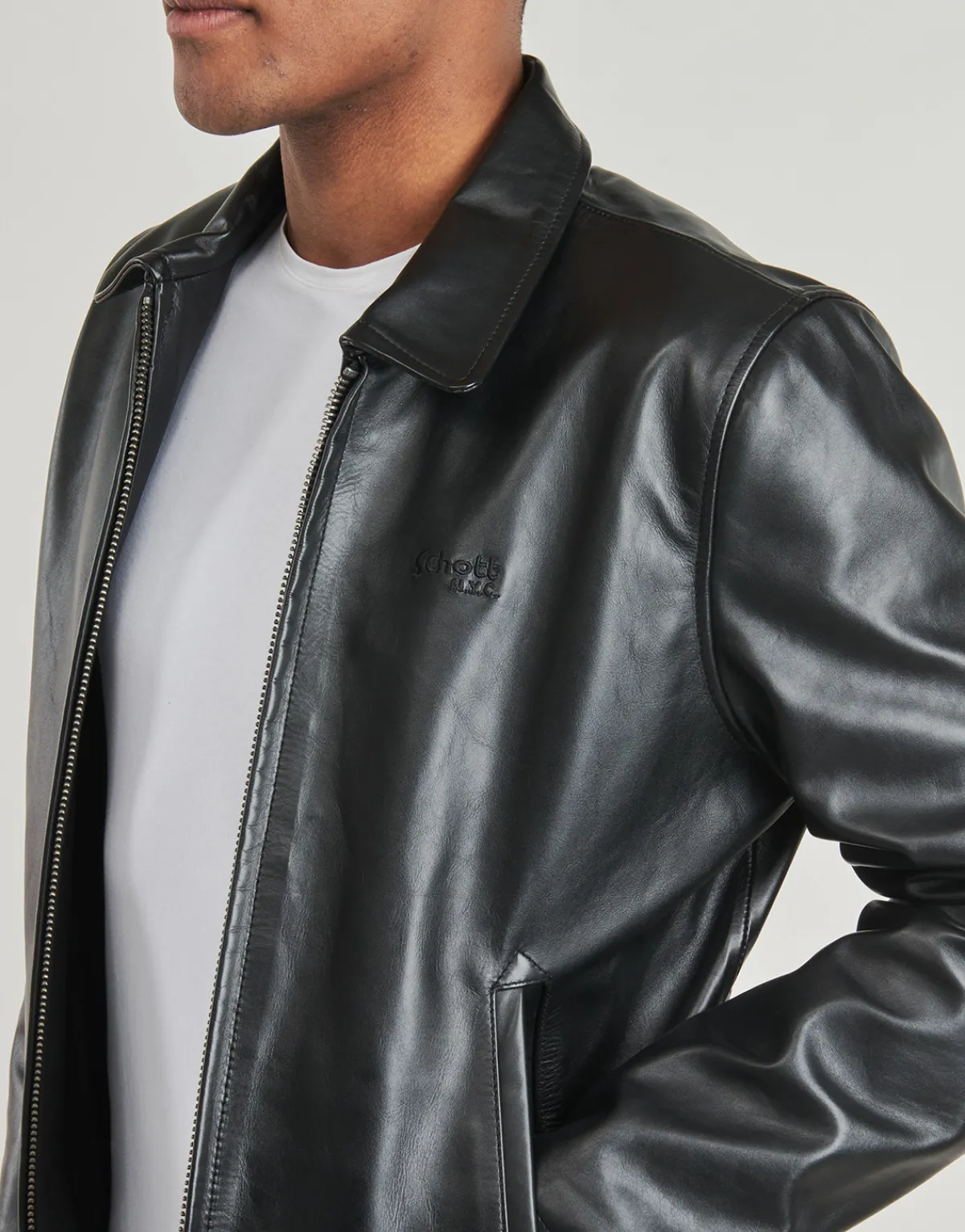 Vestes^Schott - LC 5100 LIGHT Noir