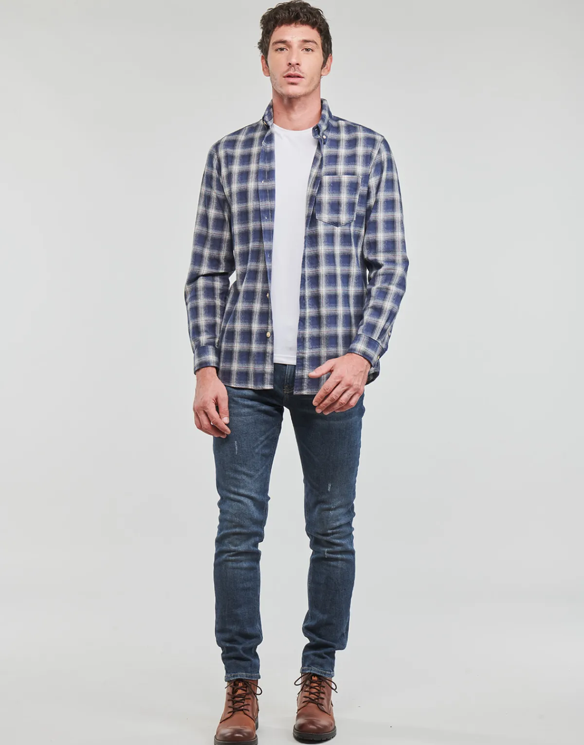 Jeans^Scotch & Soda - SKIM SKINNY JEANS FRONTIER BleuMarine
