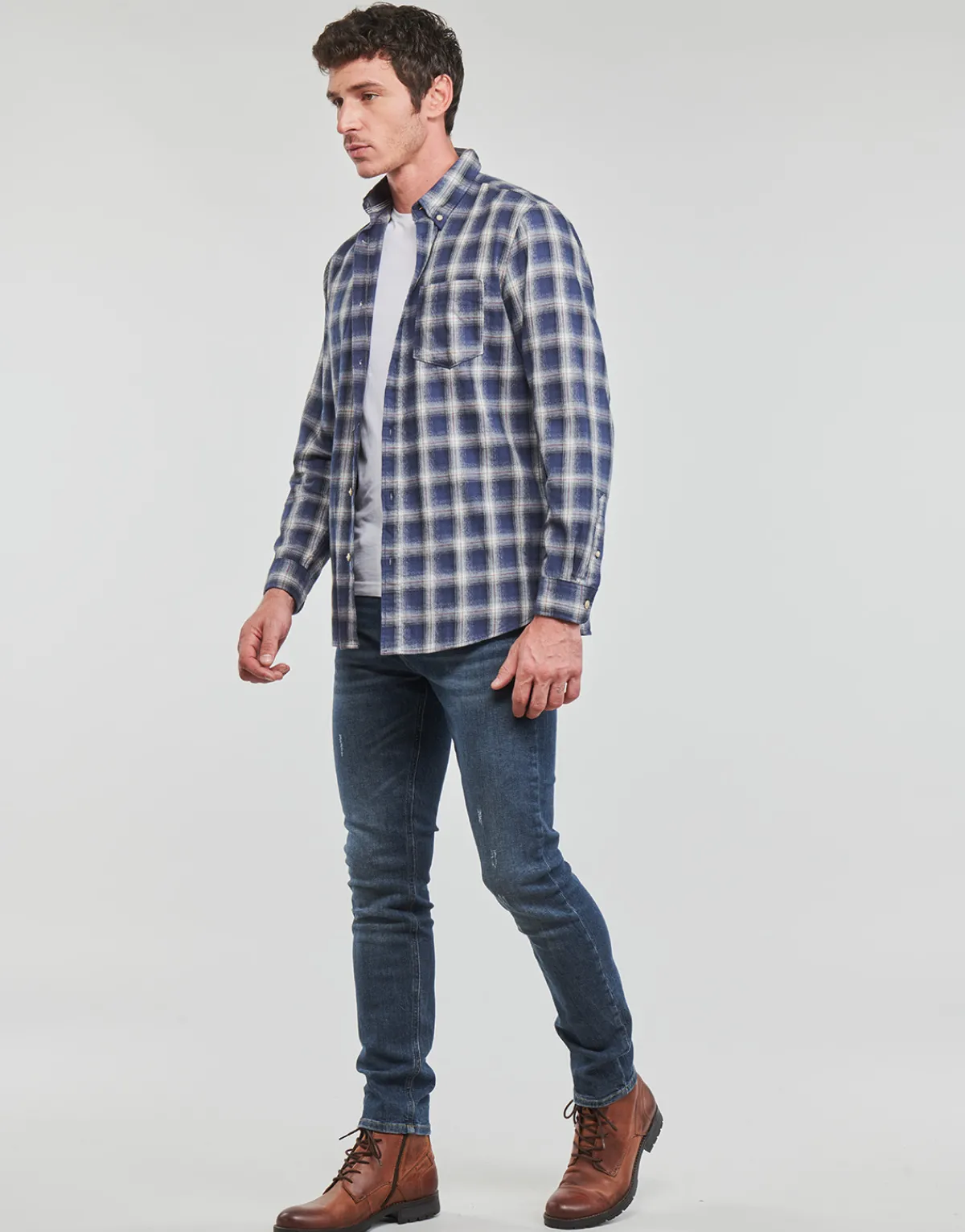 Jeans^Scotch & Soda - SKIM SKINNY JEANS FRONTIER BleuMarine