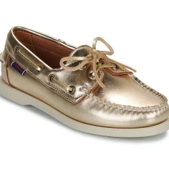 Mocassins & Chaussures Bateau^Sebago - DOCKSIDES PORTLAND MET W Doré