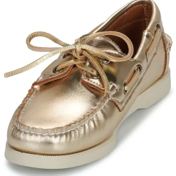 Mocassins & Chaussures Bateau^Sebago - DOCKSIDES PORTLAND MET W Doré