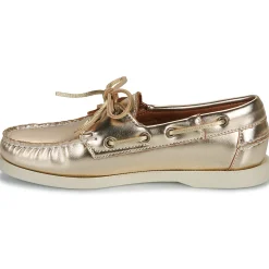 Mocassins & Chaussures Bateau^Sebago - DOCKSIDES PORTLAND MET W Doré