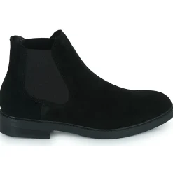 Bottines / Boots^Selected - SLHBLAKE SUEDE CHELSEA BOOT Noir