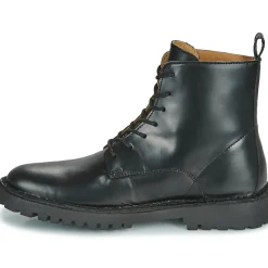 Bottines / Boots^Selected - SLHRICKY LEATHER LACE-UP BOOT Noir