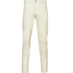 Pantalons^Selected - SLHSLIM-NEW MILES 175 FLEXCHINO Ecru