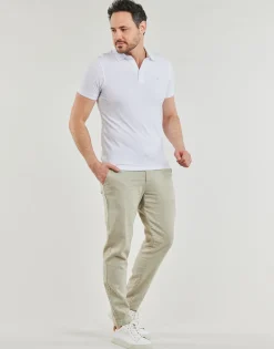 Pantalons^Selected - SLH172-SLIMTAPE BRODY LINEN PANT Beige
