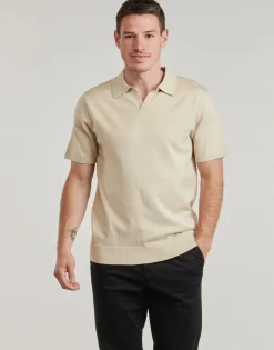 T-shirts & Polos^Selected - SLHTELLER Beige