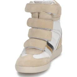 Baskets Mode^Serafini - MANATHAN SCRATCH WHITE-BEIGE-BLUE