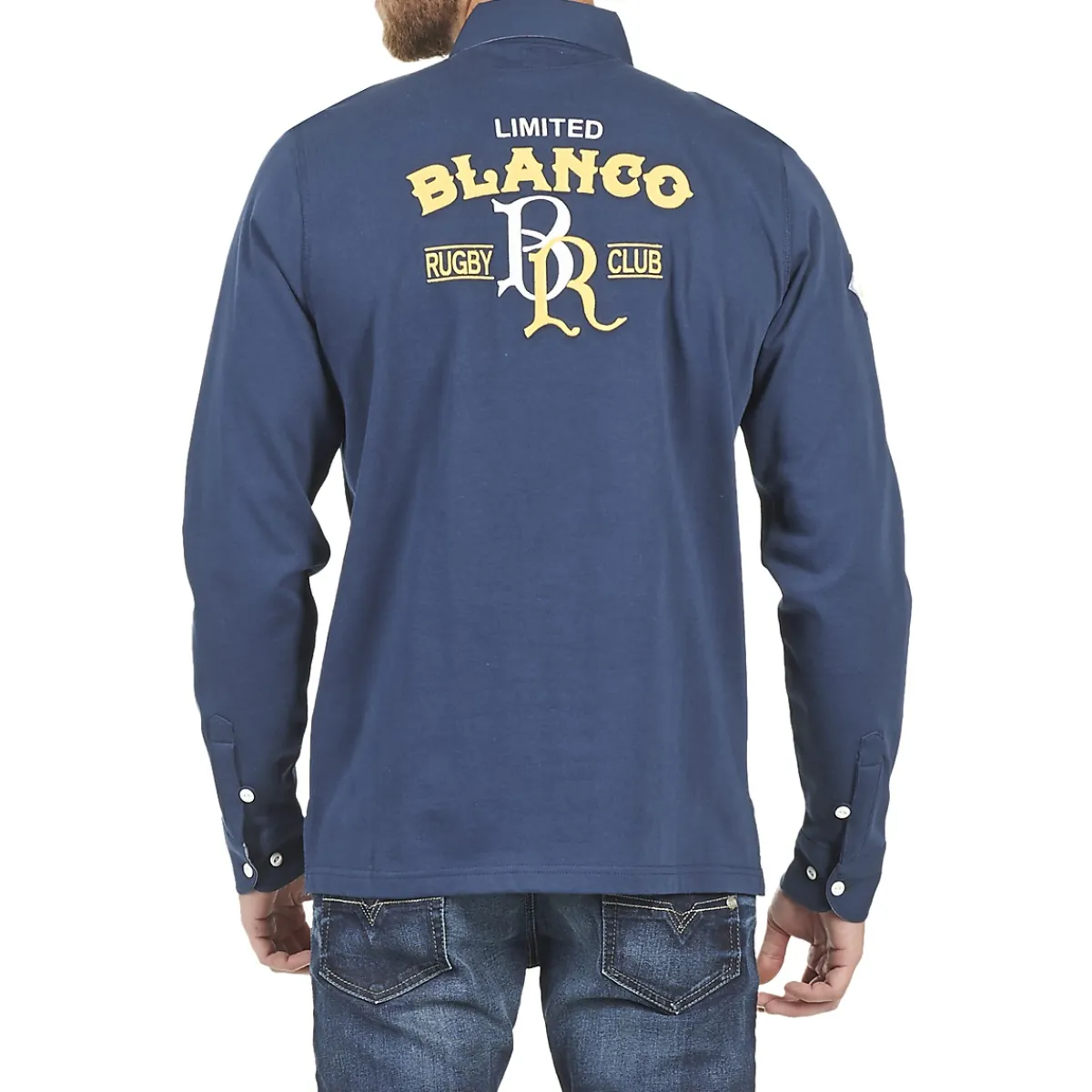 T-shirts & Polos^Serge Blanco - ECUSSON COQ Marine