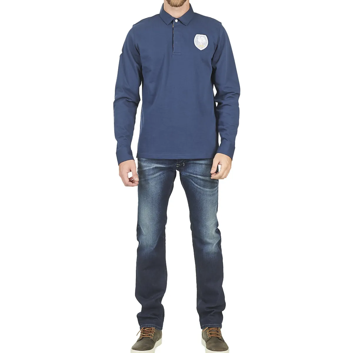 T-shirts & Polos^Serge Blanco - ECUSSON COQ Marine