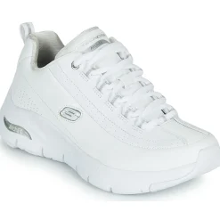 Baskets Mode^Skechers - ARCH FIT Blanc