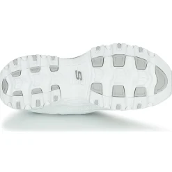 Baskets Mode^Skechers - D'LITES Blanc