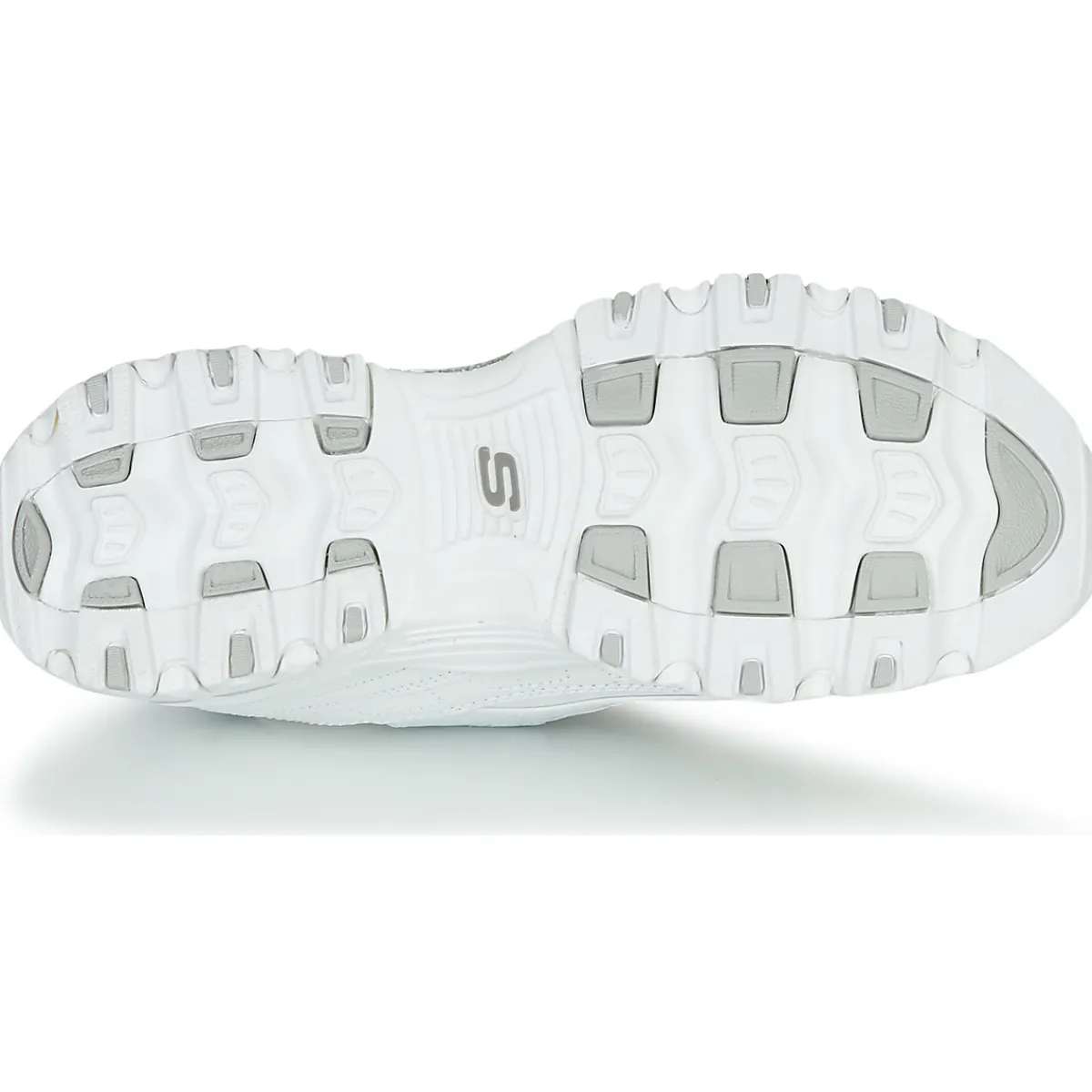 Baskets Mode^Skechers - D'LITES Blanc