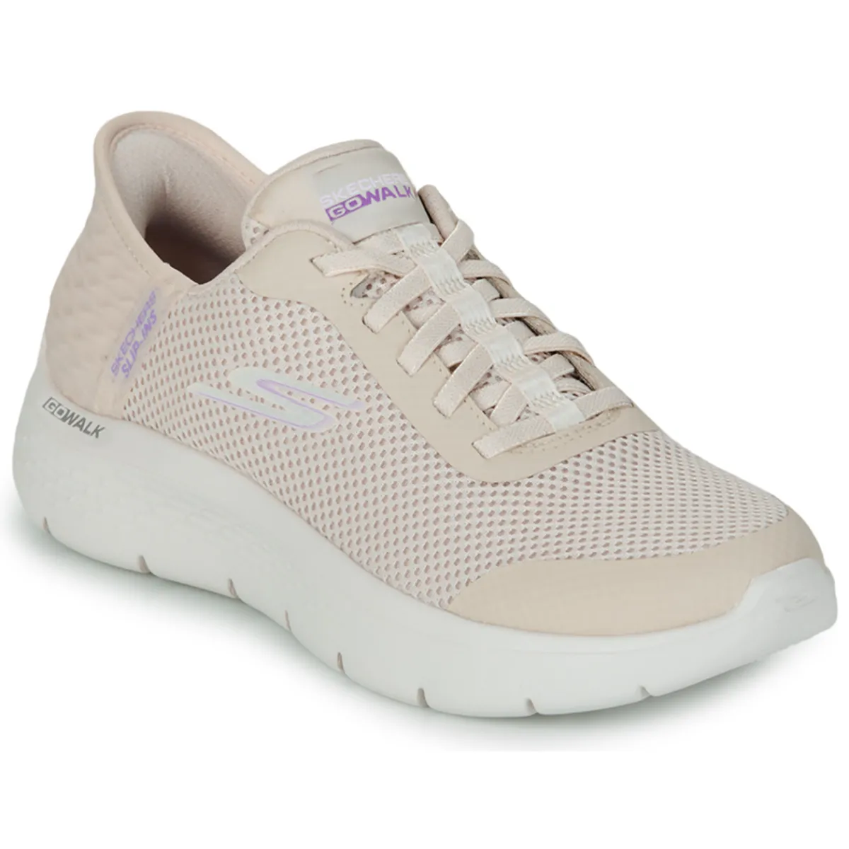 Baskets Mode^Skechers - HANDS FREE SLIP INS : GO WALK FLEX - GRAND ENTRY Beige