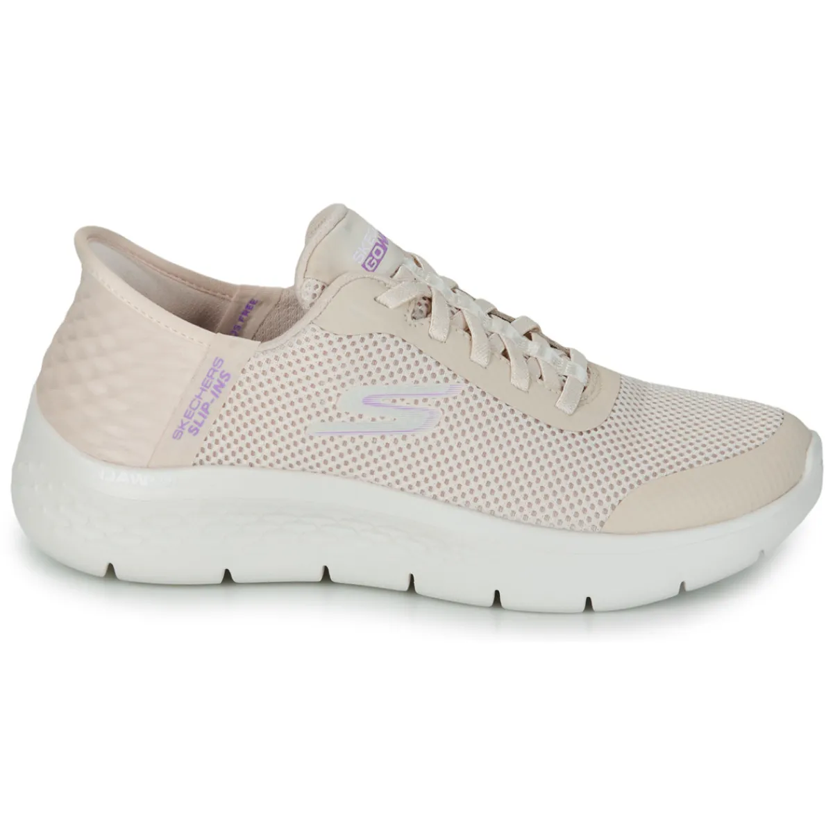 Baskets Mode^Skechers - HANDS FREE SLIP INS : GO WALK FLEX - GRAND ENTRY Beige