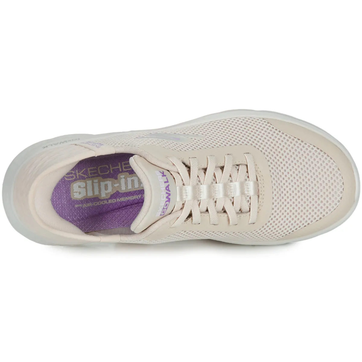 Baskets Mode^Skechers - HANDS FREE SLIP INS : GO WALK FLEX - GRAND ENTRY Beige