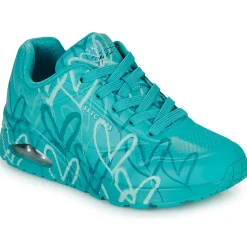 Baskets Mode^Skechers - JGOLDCROWN: UNO - SPREAD THE LOVE Bleu