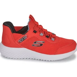 Baskets Mode^Skechers - SLIP-INS: BOUNDER - BRISK-BURST Rouge
