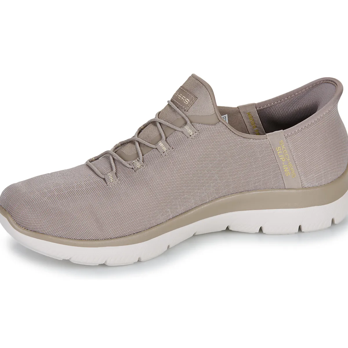 Baskets Mode^Skechers - SUMMITS CLASSY NIGHT SLIP-INS Beige