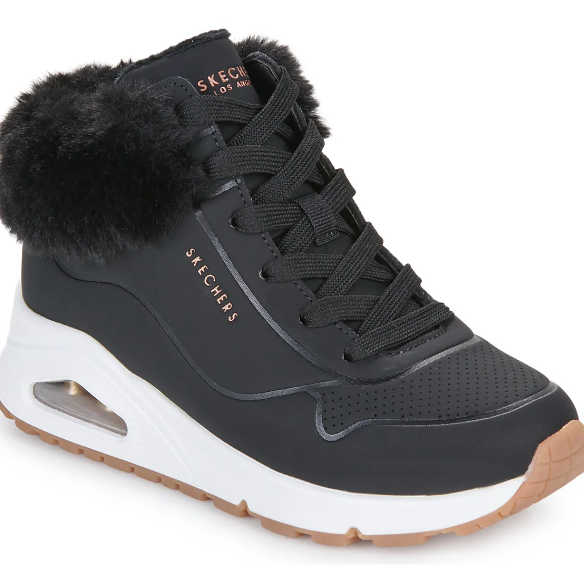 Baskets Mode^Skechers - UNO Noir