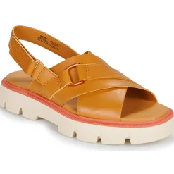 Sandales Et Nu-pieds^Sorel - REIN CB CRISSCROSS SANDAL Cognac