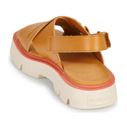 Sandales Et Nu-pieds^Sorel - REIN CB CRISSCROSS SANDAL Cognac