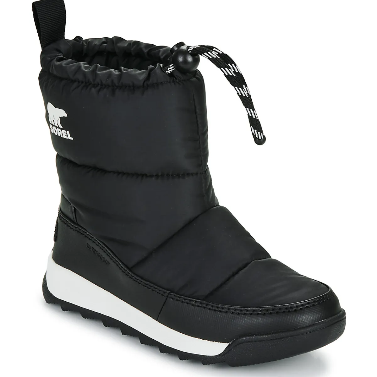 Bottes^Sorel - YOUTH WHITNEY II PLUS PUFFY WP Noir