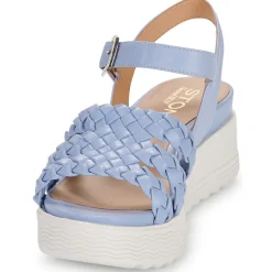 Sandales Et Nu-pieds^Stonefly - PARKY 16 EMBOSSED S./NAPPA LTH Bleu