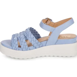Sandales Et Nu-pieds^Stonefly - PARKY 16 EMBOSSED S./NAPPA LTH Bleu