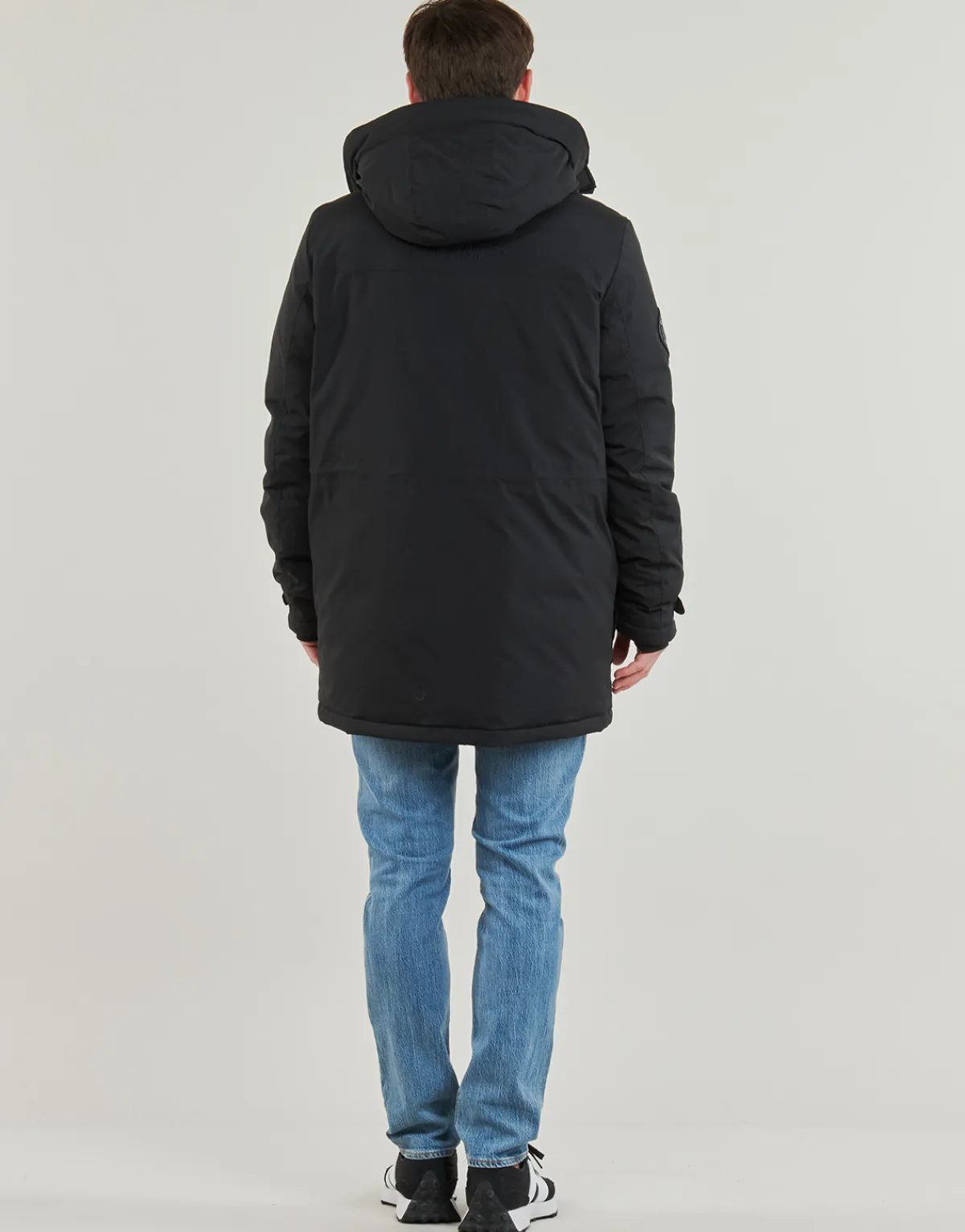 Manteaux^Superdry - CITY PADDED PARKA JACKET Noir