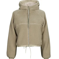 Vestes^Superdry - CODE SL BORG ZIP THRU ExplorerSand