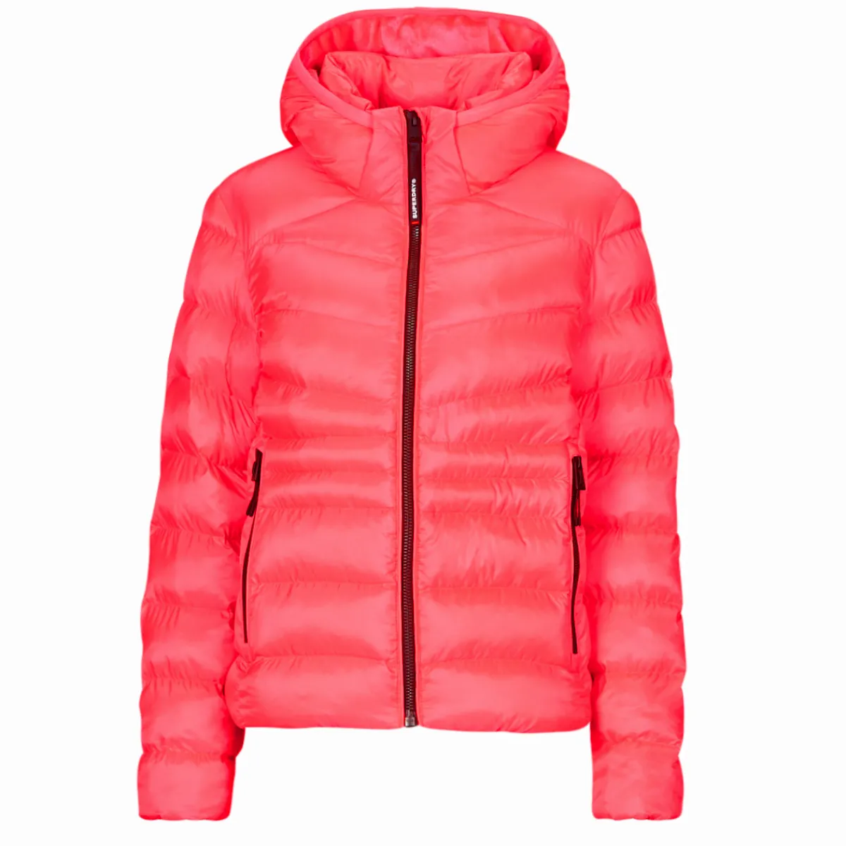 Manteaux^Superdry - HOODED FUJI PADDED JACKET Rose