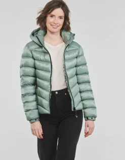 Manteaux^Superdry - HOODED FUJI PADDED JACKET Vert