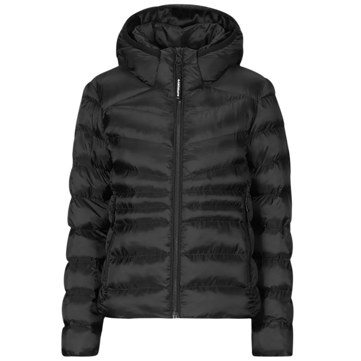 Manteaux^Superdry - HOODED FUJI PADDED JACKET Noir
