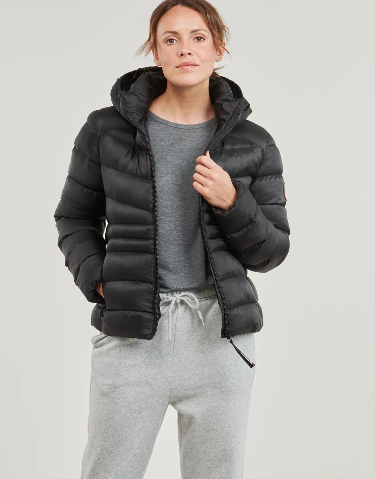 Manteaux^Superdry - HOODED FUJI PADDED JACKET Noir
