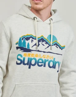 Sweats & Polaires^Superdry - HOODED GREAT OUTDOORS Beige
