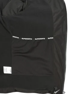 Manteaux^Superdry - HOODED SPORTS PUFFR JACKET Noir