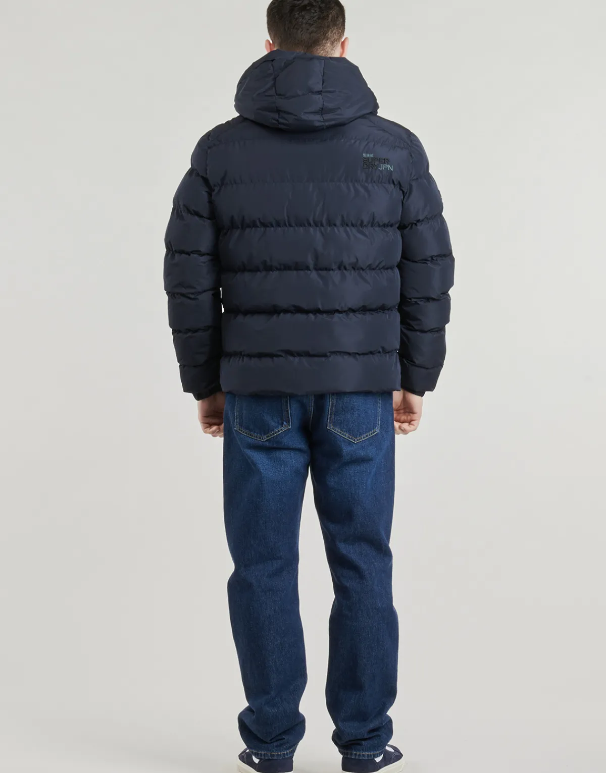 Manteaux^Superdry - HOODED SPORTS PUFFR JACKET Marine