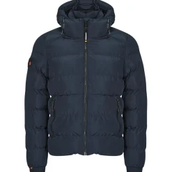 Manteaux^Superdry - HOODED SPORTS PUFFR JACKET Marine